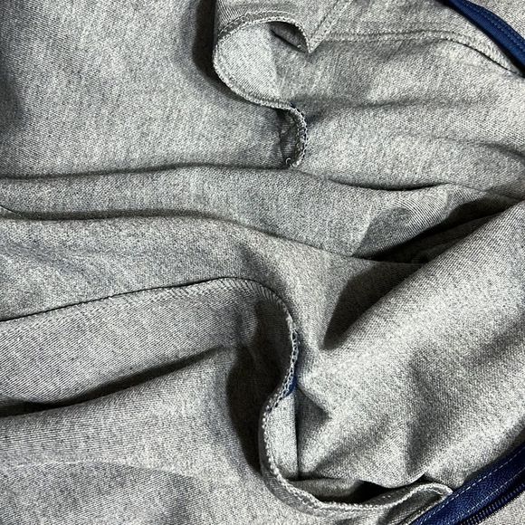 Syracuse University Asymmetrical Zip Gray Hoodie Sweatshirt Sz S/M NWT - Picture 9 of 12